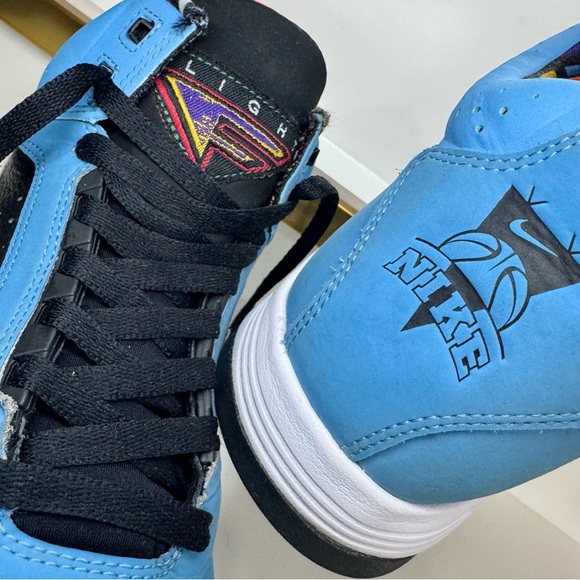 Pippen Era Vibe Nike Air Flight Lite Mid Hoops Pack Electric Inner Pop Men 8.5 - Picture 13 of 16